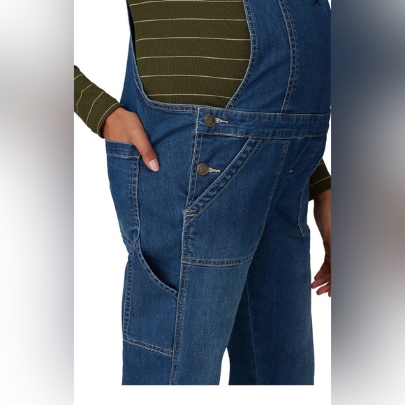 Soon Maternity Denim Overalls - Picture 3 of 5